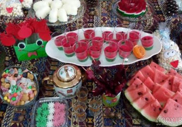 مراسم یلدا در مدرسه صدیقه کبری ناحیه ۴ شیراز 