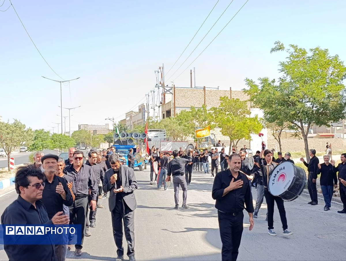 عزاداری هم نوا با علمدار کربلا