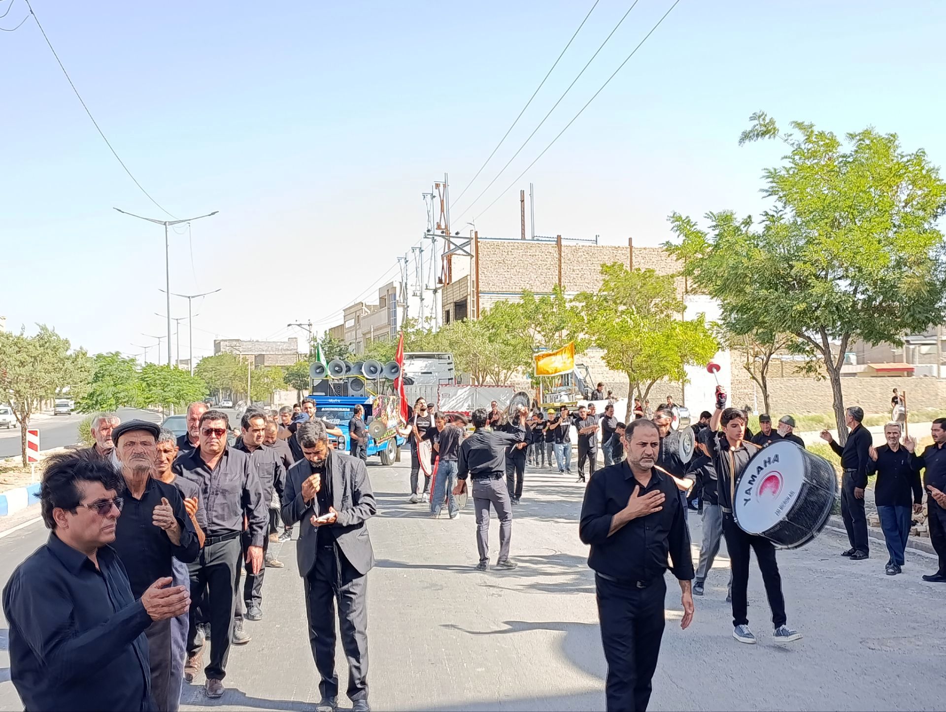 عزاداری هم نوا با علمدار کربلا 