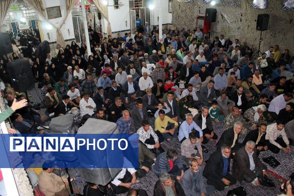 برگزاری یادواره هشت سال دفاع مقدس و جنگ دوازده روزه در روستای جیج آباد(نیشابور)