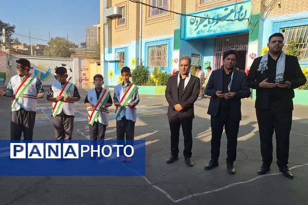 سوگواری معنوی در شیخ جنید(ره)؛ مدرسه غرق در عطر فاطمیه