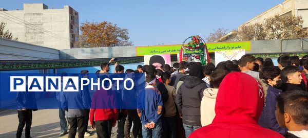 مدرسه فرزانگان شهرستان شیروان، میزبان شهدای گمنام