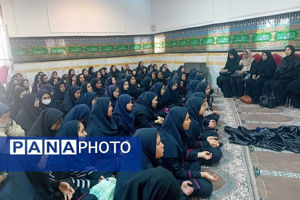 مدارس پیشوا در سوگ بانوی عصمت؛ جلوه‌ای از آیین‌های معنوی فاطمیه