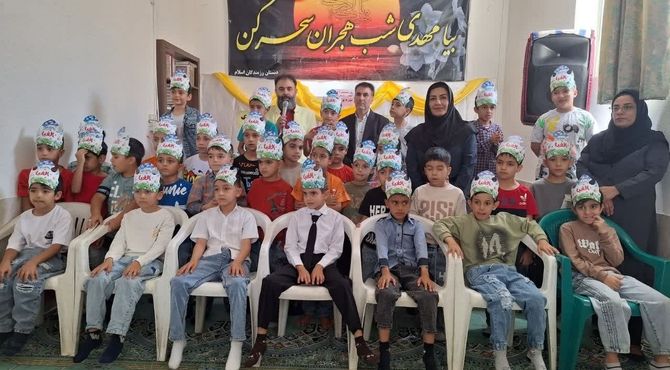 برگزاری جشن الفبا در مدرسه رزمندگان