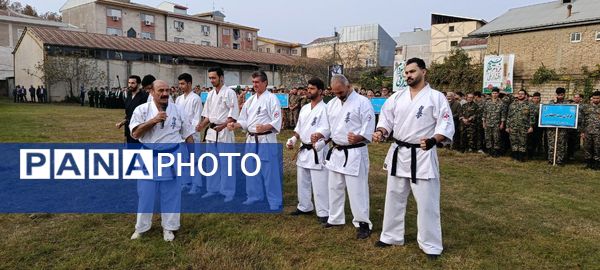 رزمایش اقتدار بسیجیان در شهرستان صومعه‌سرا