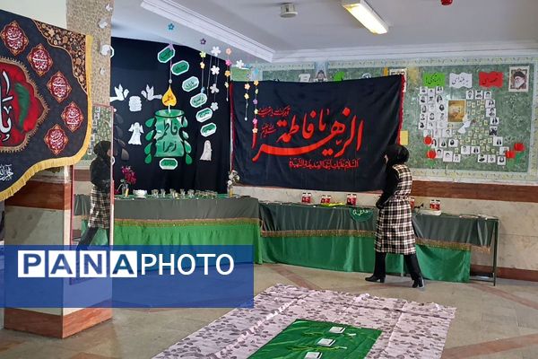 پیوند دل‌های دانش‌آموزان شهرقدس در سوگ حضرت زهرا(س)