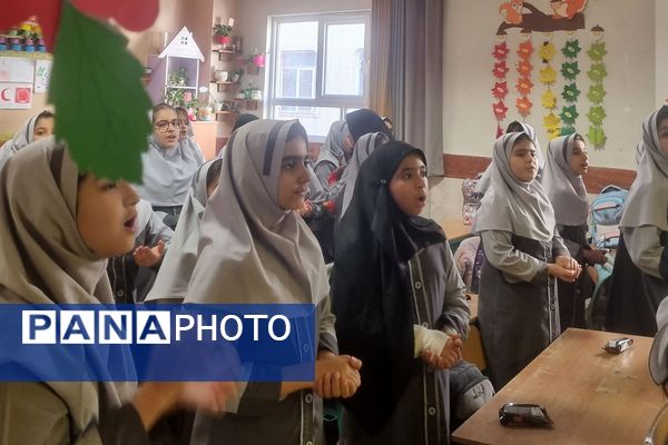 مراسم سوگواری وفات حضرت ام البنین (س) در مدارس ناحیه دو شهرری 