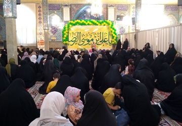 برگزاری جشن ولادت امام رضا (ع) در مصلی شهر شازند