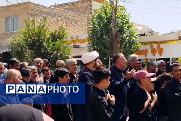 شکوه عزاداران رضوی در لردگان