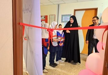 افتتاح اتاق بهداشت دبستان دخترانه مالک‌ اشتر شهرستان ملارد