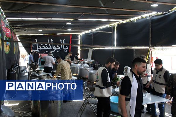 دانش‌آموزان پیشتاز رباط کریم، خادمان کوچک اربعین حسینی