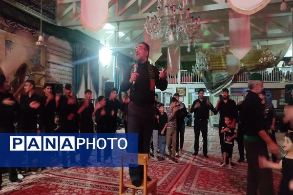 مراسم عزاداری شب ششم محرم در شهر بار نیشابور 