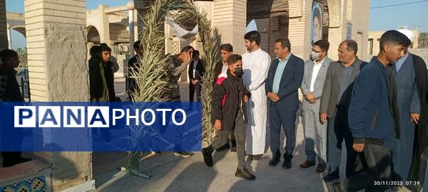 اعزام ۷۷ دانش‌آموز پسر فاریابی به مناطق عملیاتی جنوب کشور