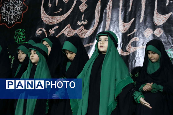 حضور دانش‌آموزان و معلمان در هیئت فرهنگیان اسلامشهر