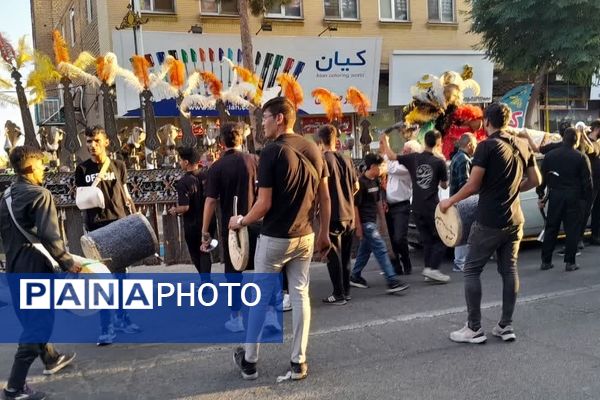 برگزاری آیین سوگواری کاروان عشق همزمان با شروع ماه صفر در شهرستان سبزوار