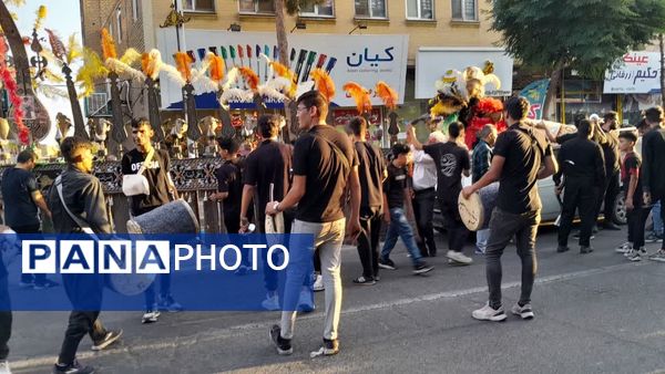 برگزاری آیین سوگواری کاروان عشق همزمان با شروع ماه صفر در شهرستان سبزوار