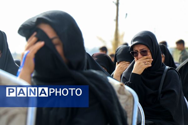 آیین تدفین شهید گمنام در کرمانشاه
