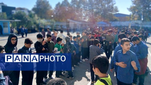 عطر خدمت و معنویت در دبیرستان شاهد آمل