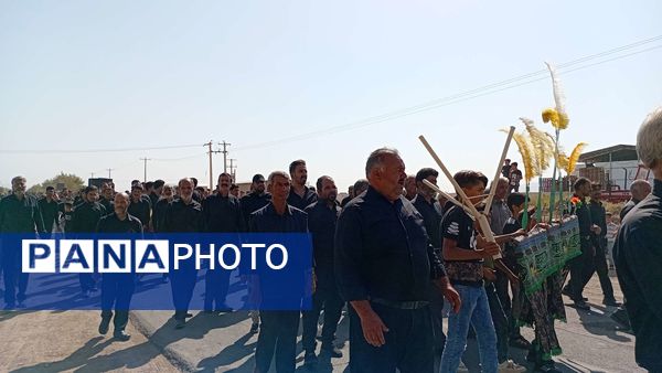 پیاده روی جاماندگان اربعین از روستای نقاب تا امامزاده سید حسن روستای میر آباد