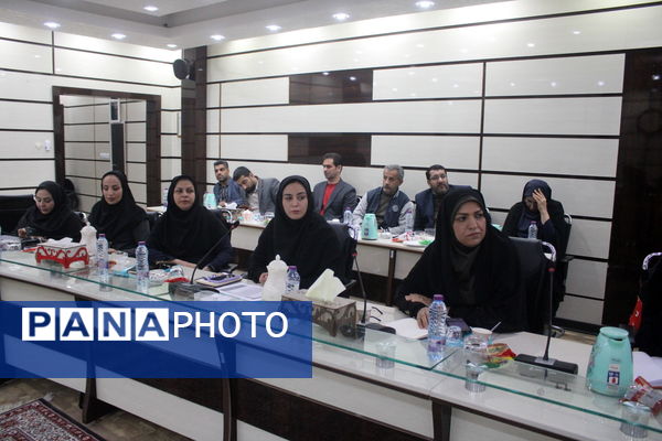 جلسه بررسی گزارش و عملکرد معاونت تربیت‌بدنی و سلامت آموزش و پرورش استان بوشهر