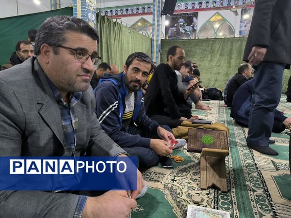 مراسم احیا شب بیست و یکم ماه مبارک رمضان در مسجد امام خمینی(ره) حسن آباد جرقویه