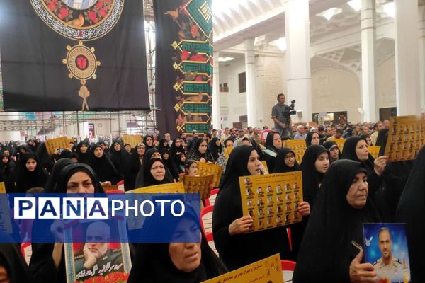 مراسم چهلمین روز شهدای جنگ 12 روزه تهاجم رژیم صهیونیستی در شیراز 