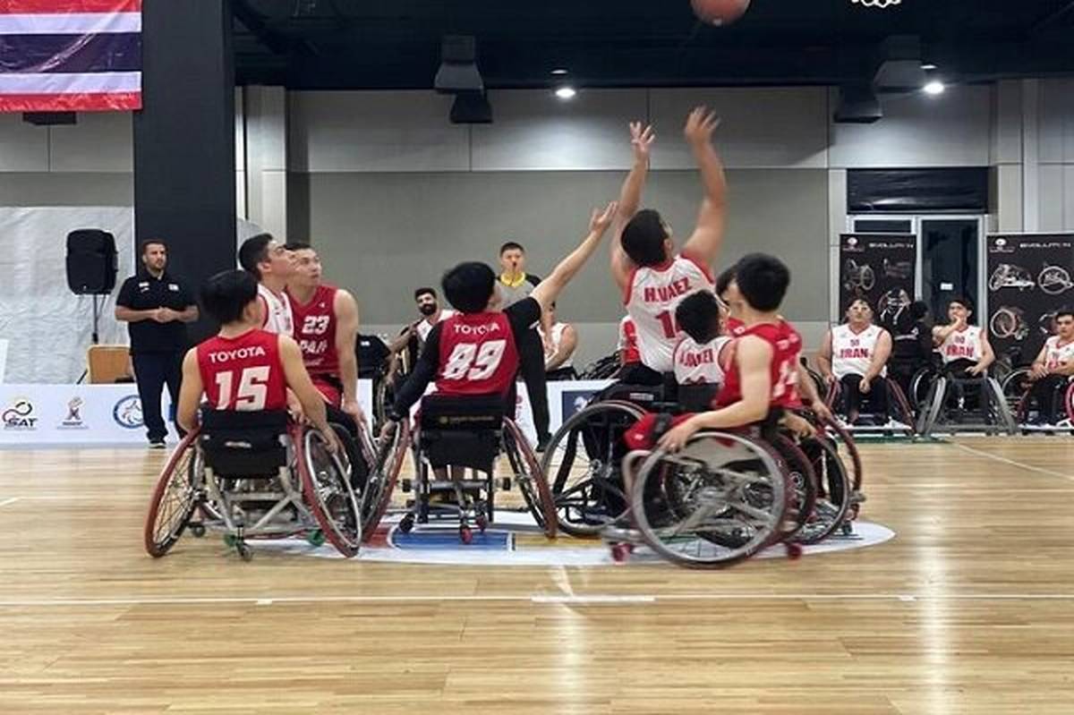 شکست تیم ملی بسکتبال با ویلچر مردان ایران در برابر سامورایی ها