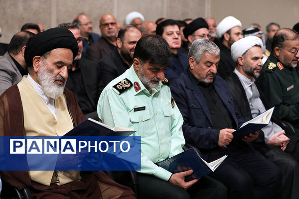 مجلس بزرگداشت شهدای خدمت در محضر مقام معظم رهبری