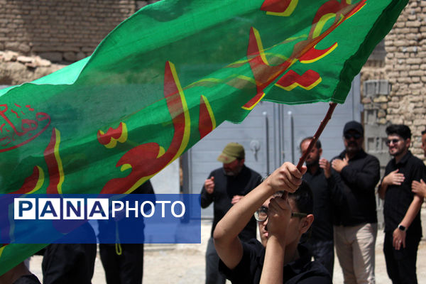 عزاداری عاشورای حسینی در شهر درق