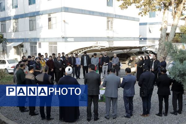 مراسم غبارروبی و عطرافشانی گلزار شهید گمنام دانشگاه فرهنگیان