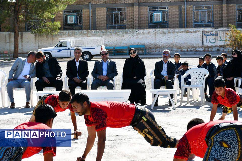 طرح ملی «پهلوان سعید» در مدرسه پسرانه شهید واحدی مهولات