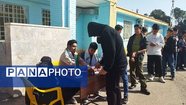 انتخابات شورای دانش آموزی در دبیرستان شاهد ابوذر غفاری نیشابور 