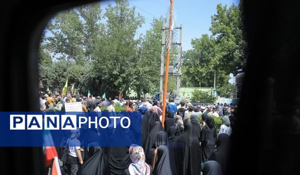 راهپیمایی جمعه خشم شهرستان ساوجبلاغ علیه جنایات رژیم ظالم صهیونیستی