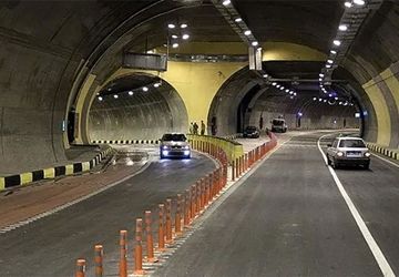انسداد هر دو مسیر تونل نیایش تهران طی امشب