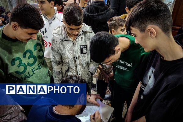 افتتاحیه اعتکاف دانش‌آموزی مسجد قمربنی هاشم باقرشهر 