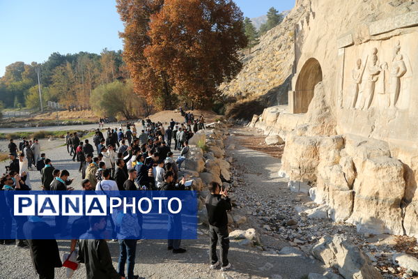 روز دوم حضور دانش‌آموزان عمره‌گزار در کرمانشاه