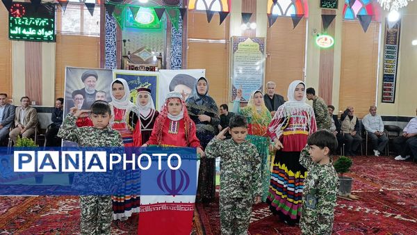 مراسم شهدای خدمت در ایلخچی با حضور دانش‌آموزان پیشتاز