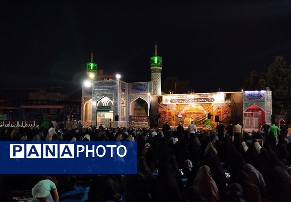 مراسم دهه اول محرم در گلزار شهدای نیشابور