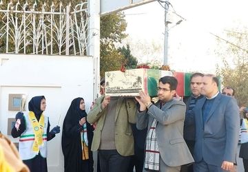 افتخار میزبانی دلیرمرد گمنام در دبیرستان دخترانه خدیجه کبری(س) اصفهان