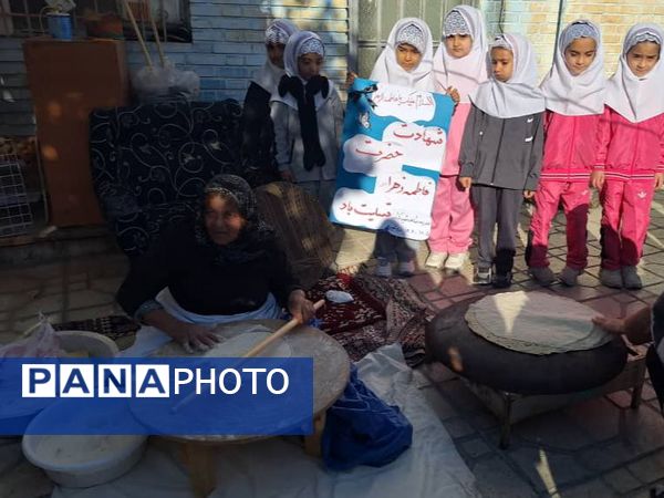 دبستان شهید کشاورز در سوگ فاطمیه