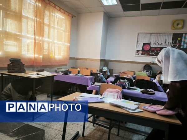 مانور زلزله در دبستان شطیطه۲