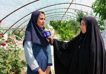 گزارش خبرنگار پانا از بازدید دانش آموزان مدرسه خاقانی شیروان از گلخانه پیشه وران 