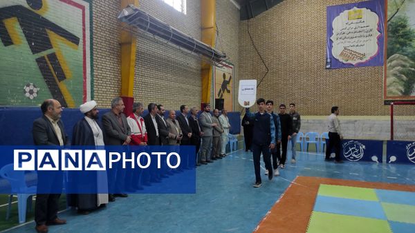 افتتاح المپیاد ورزشی درون‌مدرسه‌ای در هنرستان شهید مافی چناران