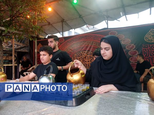 میهمانی عزاداران حسینی در موکب‌های محرمی فریدونکنار 