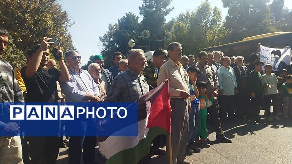 راهپیمایی بشارت نصر در نیشابور 