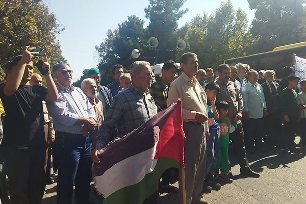 راهپیمایی بشارت نصر در نیشابور 