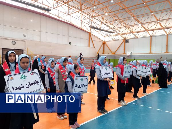 مانور تشکیلاتی سالروز تاسیس سازمان دانش آموزی به میزبانی ناحیه 6