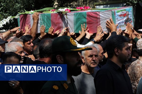 تشییع پیکر شهید نارنجی در ارومیه