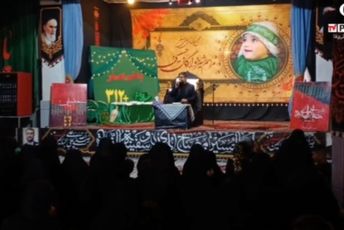 گزارشی از برگزاری مراسم شیرخوارگان حسینی در هیئت رزمندگان نجف آباد