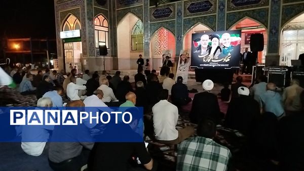 اجتماع بزرگ مردم ولایت‌مدار نیشابور در محکومیت ترور شهید قدس اسماعیل هنیه 